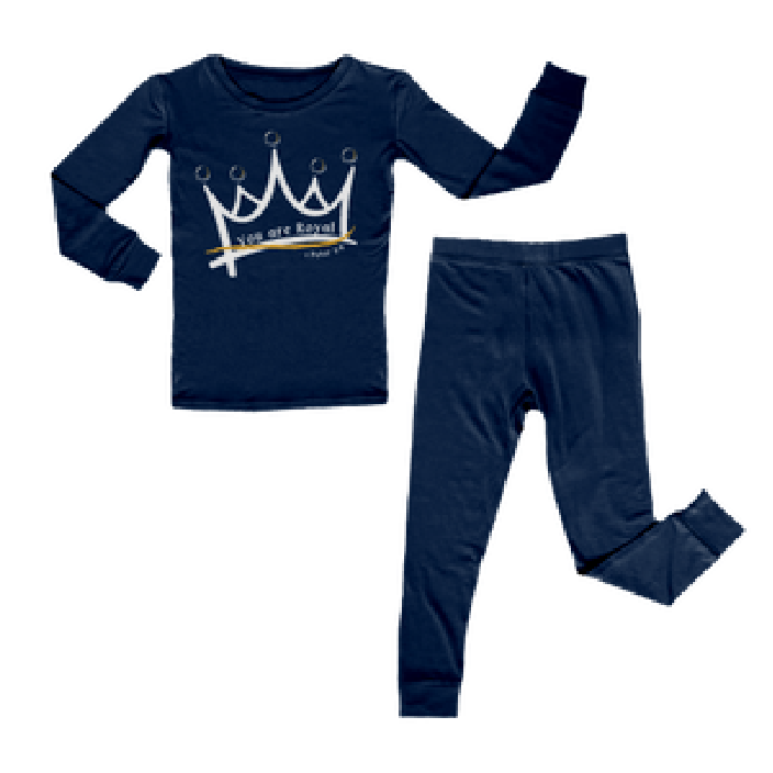 Royalty- Two-piece Bamboo PJ Set