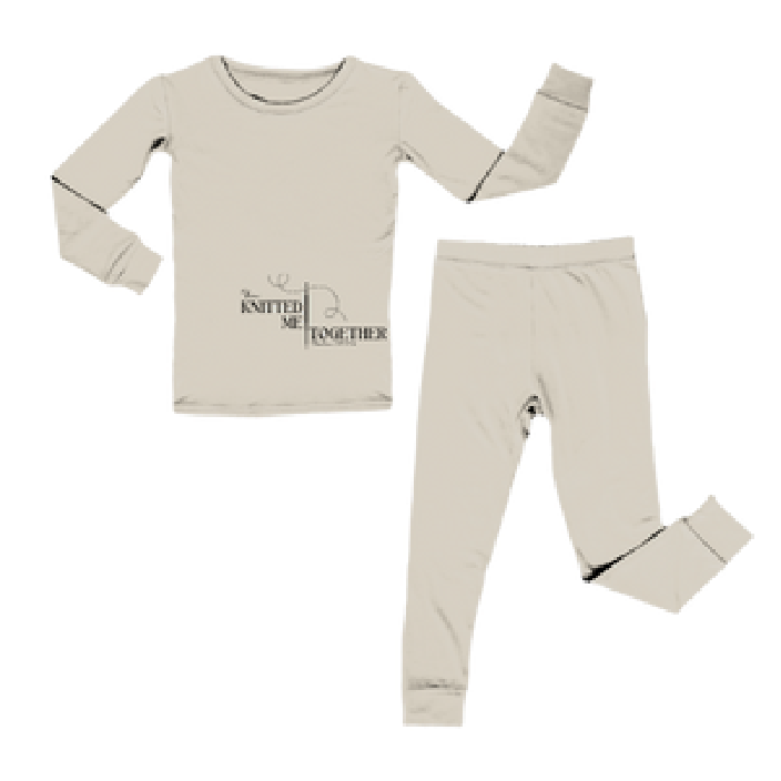 Knitted- Two-piece Bamboo PJ Set